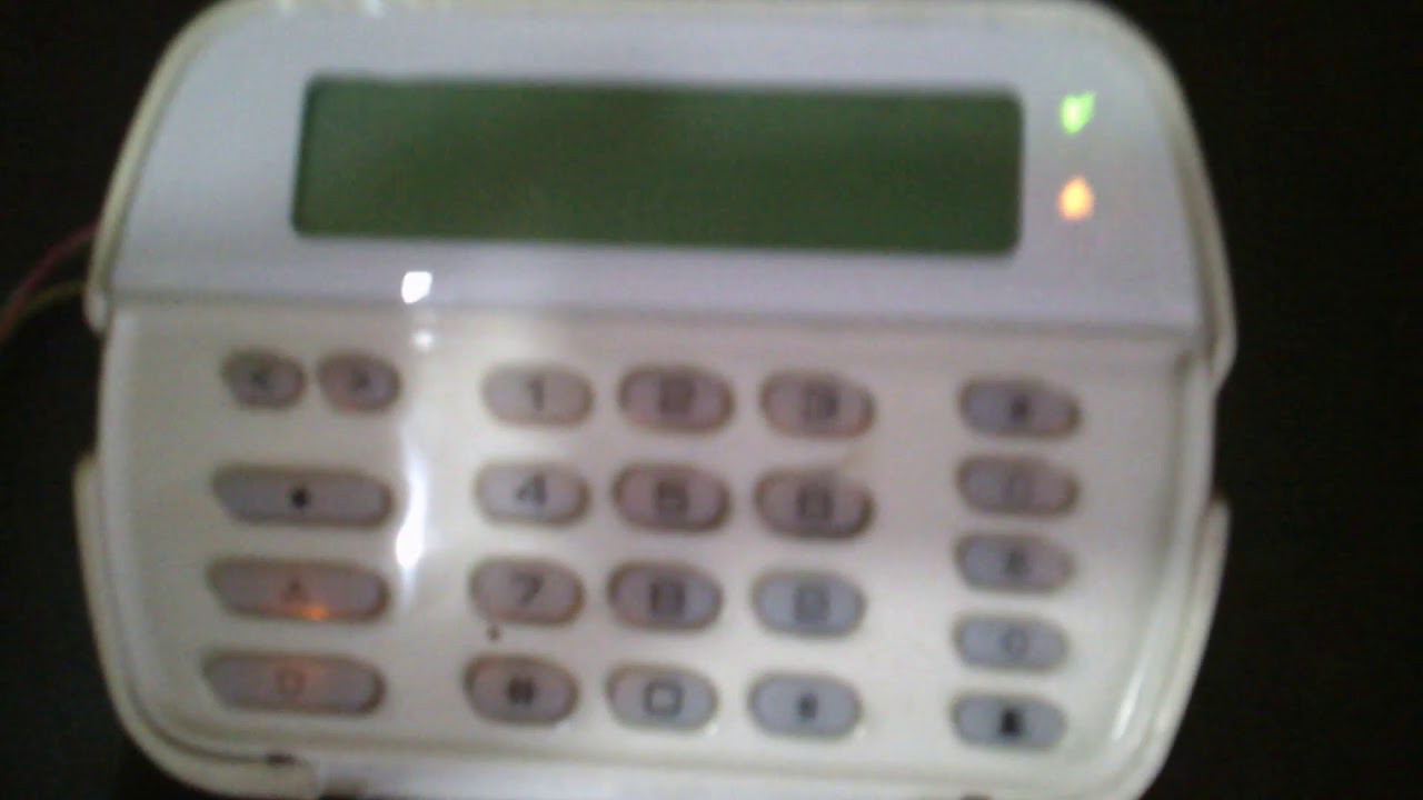 uso y manejo de una alarma dsc