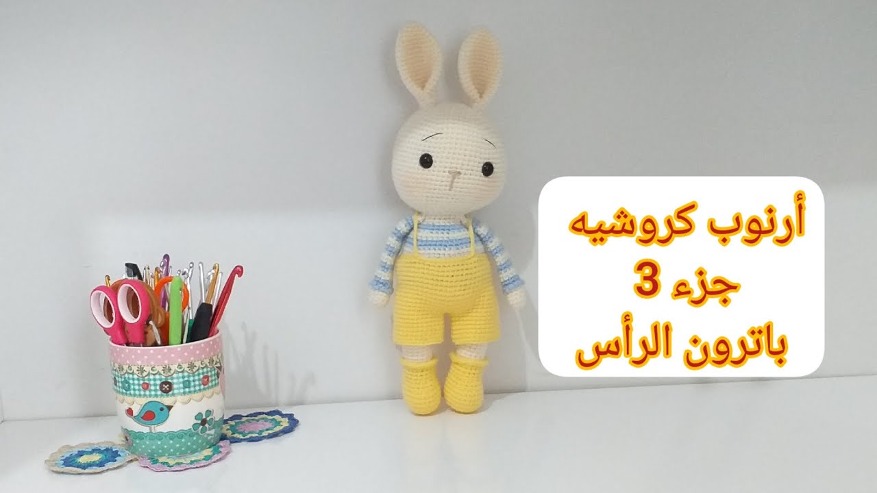 أرنوب اميجرومي كروشيه جزء 3 باترون الرأس