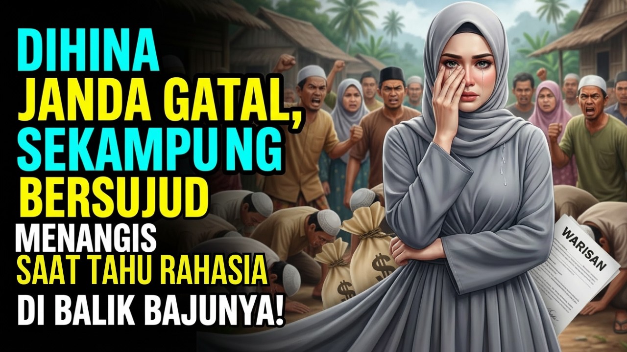 DIHINA JANDA GATAL, SELURUH DESA SUJUD MENANGIS SAAT TAHU RAHASIA DI BALIK BAJUNYA!