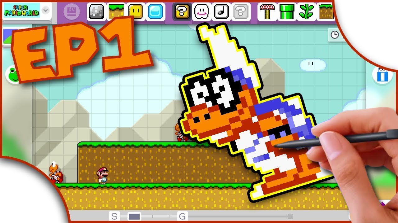 Super Mario World Remade & Remixed in Super Mario Maker - EP1
