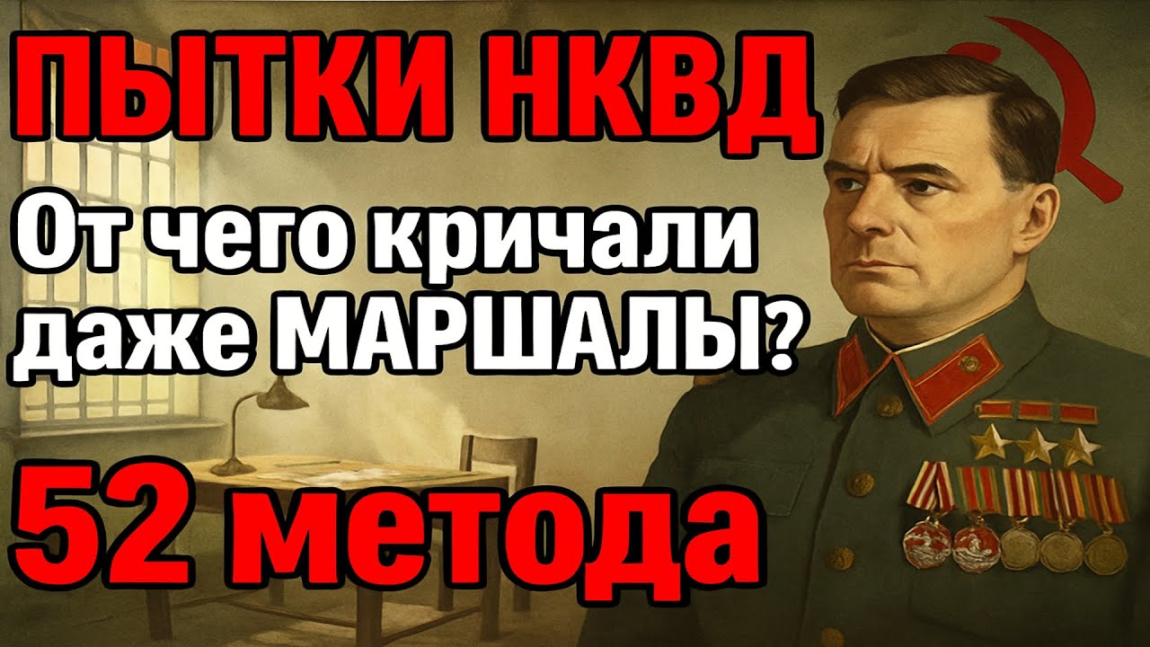 Самые ЖЕСТОКИЕ пытки в НКВД: От чего КРИЧАЛИ даже генералы? | История СССР