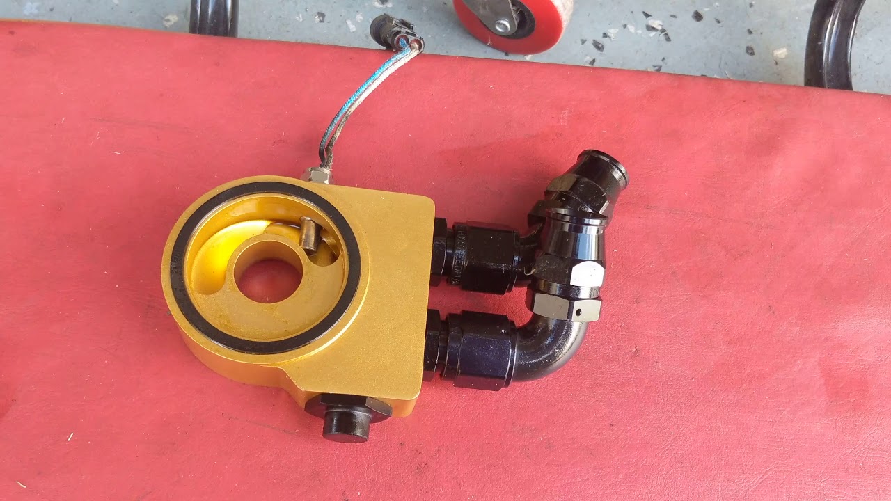 Mishimoto oil cooler setup for Legnum/Galant VR4