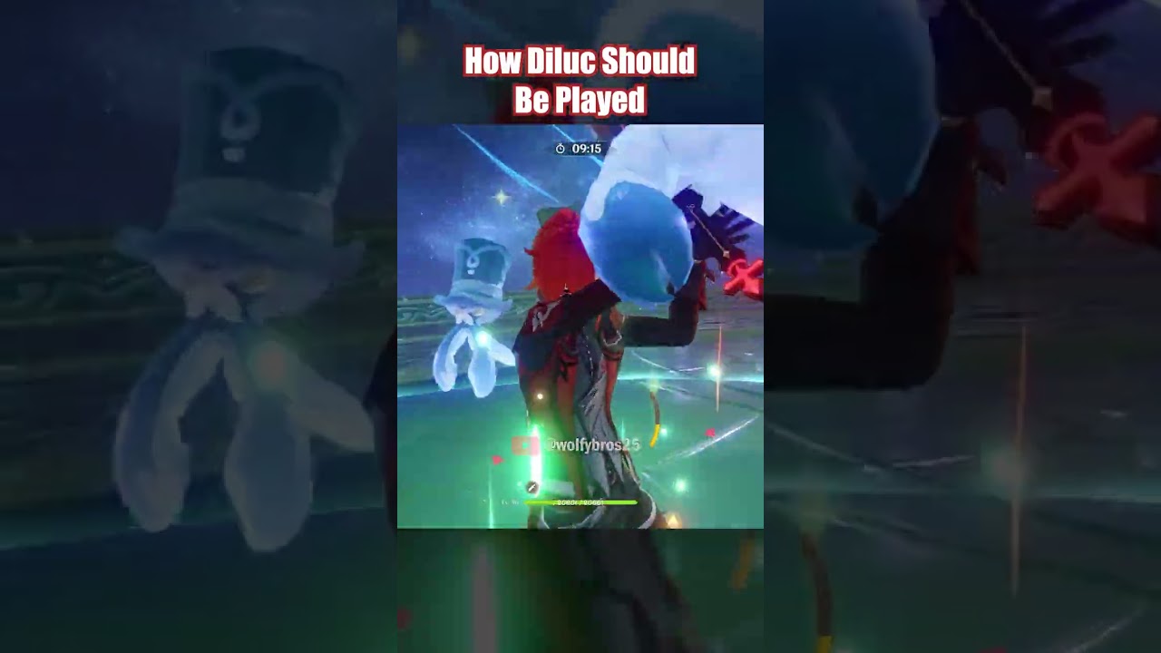 How Diluc Should Be Played #genshinimpact #spiralabyss #diluc #furina #sucrose #jean #hoyoverse