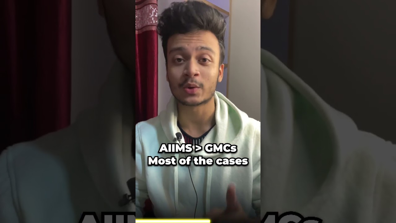 AIIMS Vs State GMCs | Which one is better?🤔 NEET motivation #shorts #viral #neet