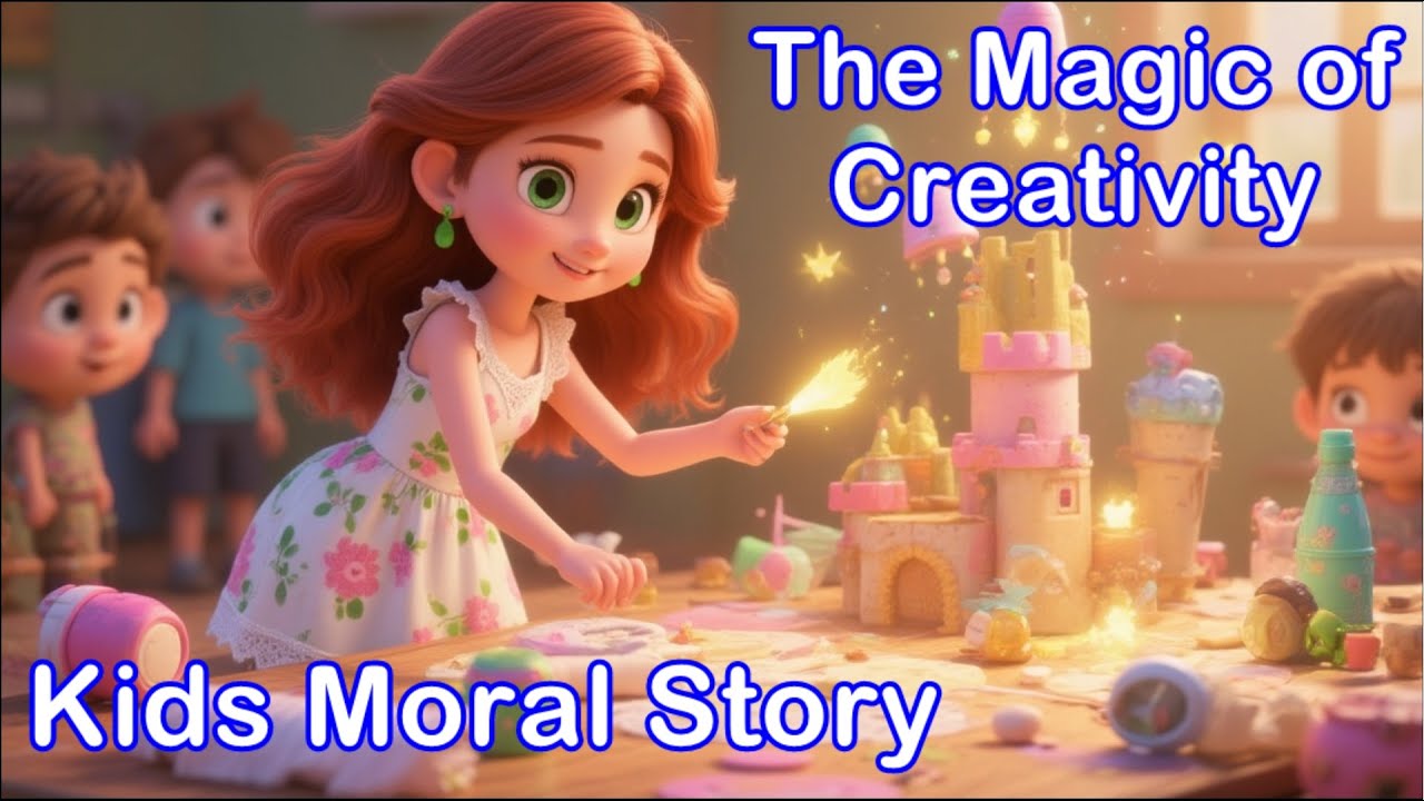 🎨 The Magic of Creativity | A Kids Moral Story About Thinking in New Ways and Solving Problems 🌟✨🧩