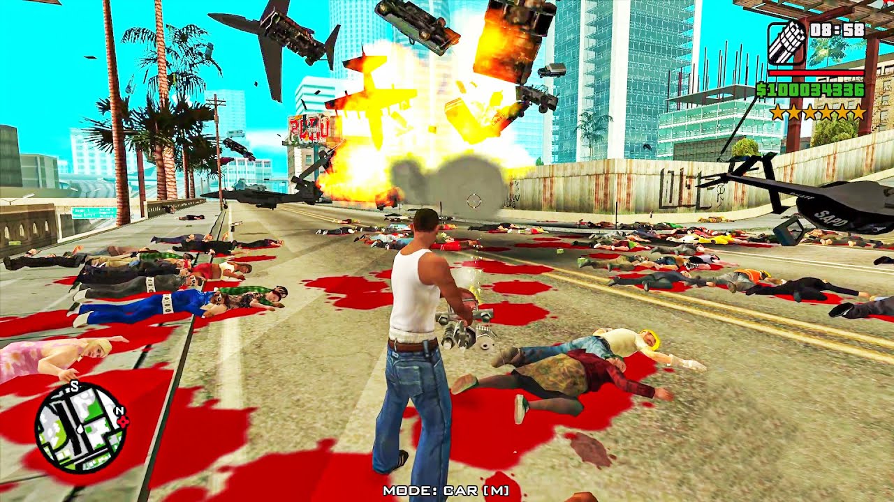 Eu ACABEI com o meu GTA San Andreas usando ESSES MODS (Cuidado, vai bugar seu PC)