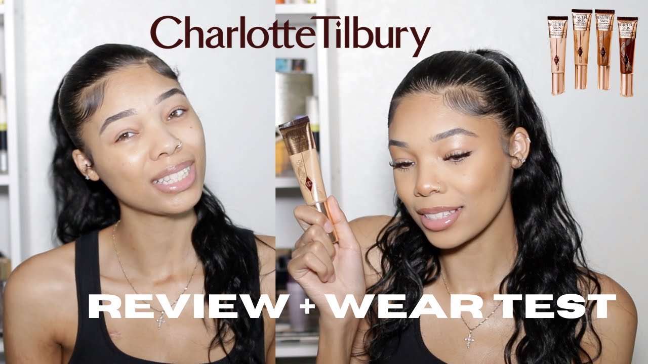 CHARLOTTE TILBURY BEAUTIFUL SKIN FOUNDATION REVIEW | FIRST IMPRESSIONS + WEAR TEST | Asiah