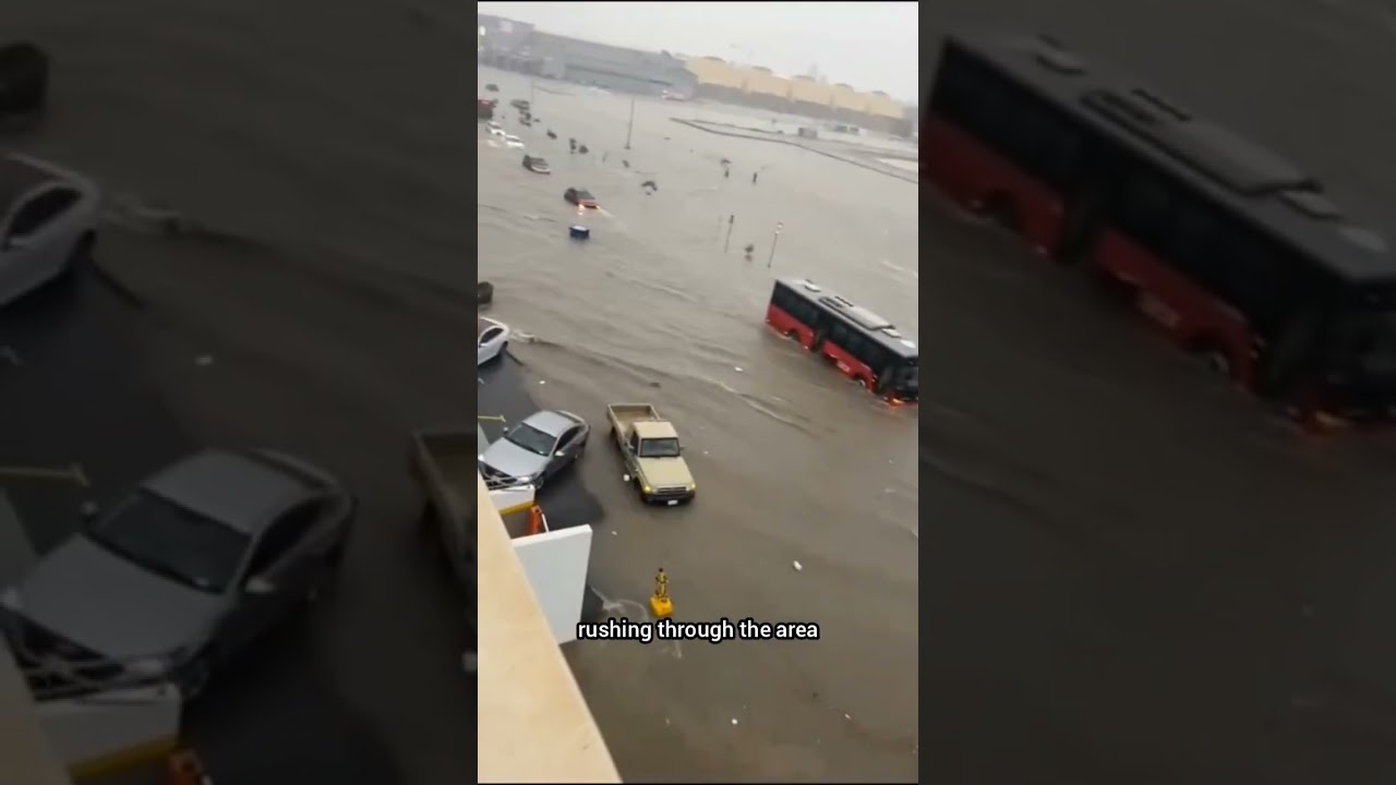 MASSIVE FLOOD SWEEPS THROUGH THE COMMUNITY! #youtubeshorts #flood #heavyrain  #shorts