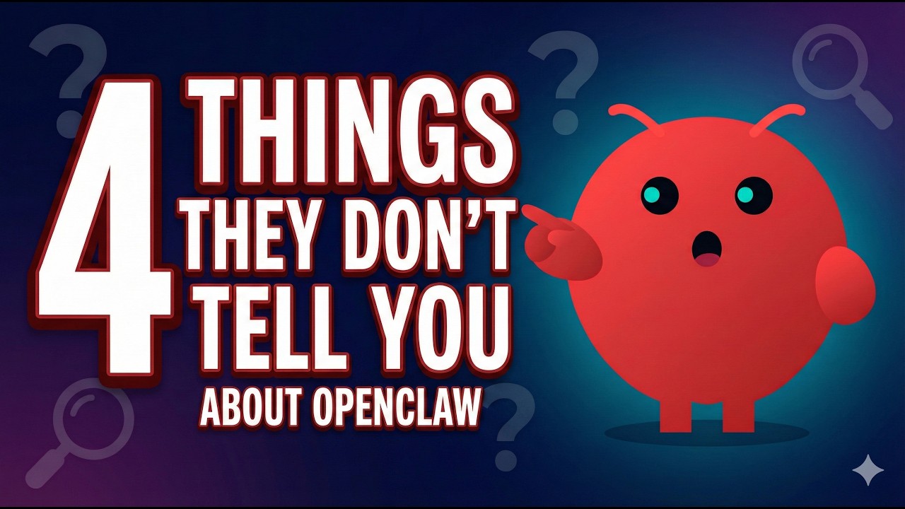 4 Things They Don't Tell You About OpenClaw