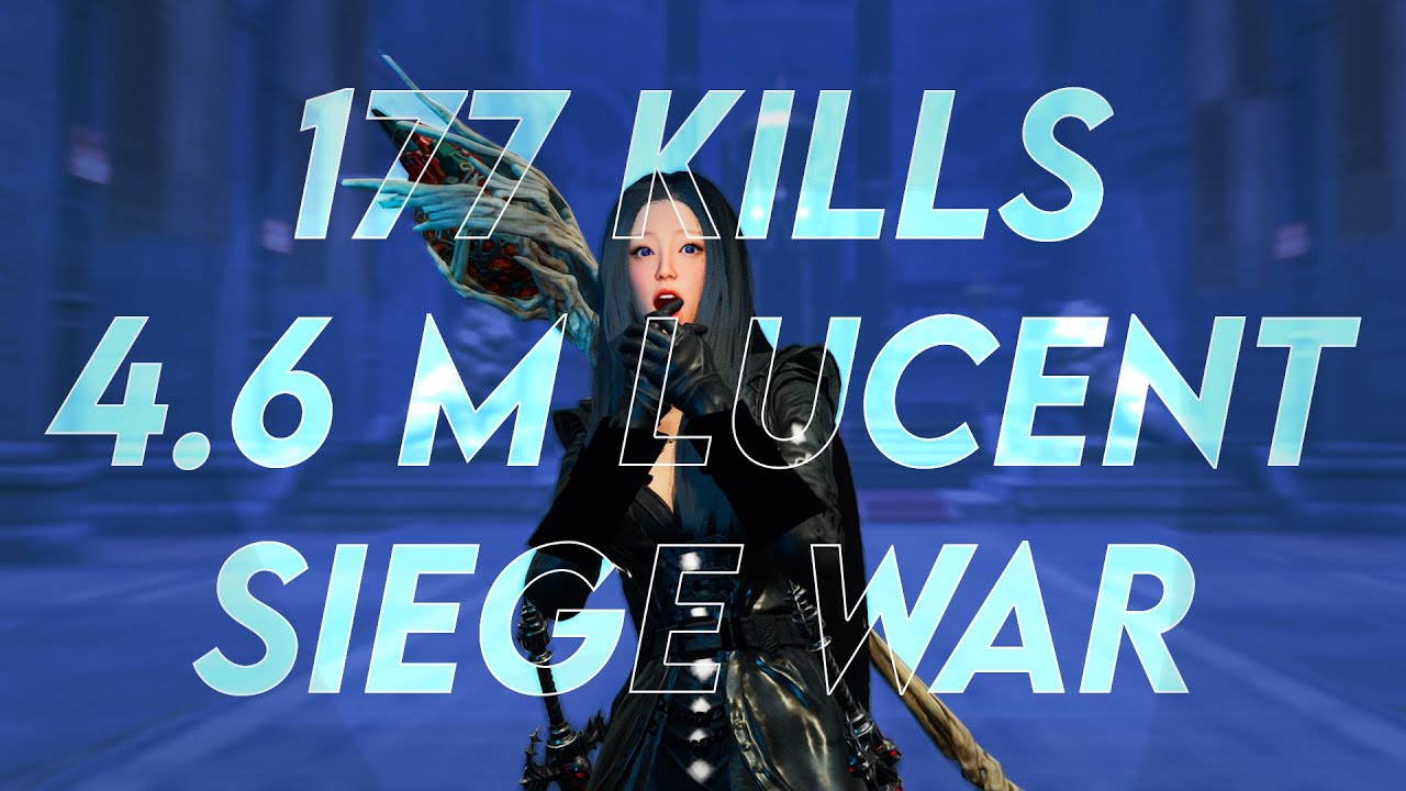 177 Kills in 4.6M Lucent Siege War !! 👑 | Throne and Liberty Montage ( Staff / Dagger )