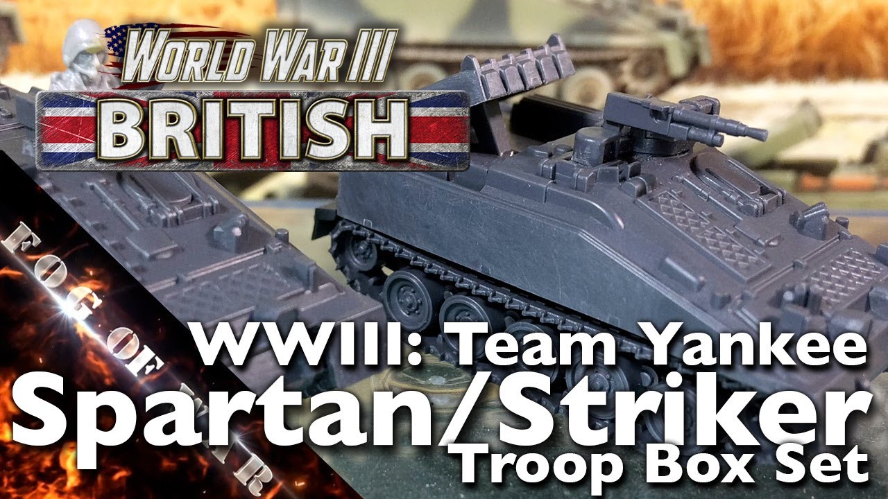 Review | BF Spartan or Striker Troop Box Set 1/100 (15mm) - TBBX04 | British - WWIII: Team Yankee