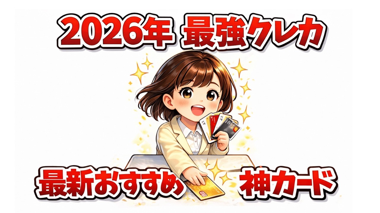 【2026年最新】知らないと大損！最強クレカ5選。正直、これ以外持つ価値なし。|資産を守る経済の話