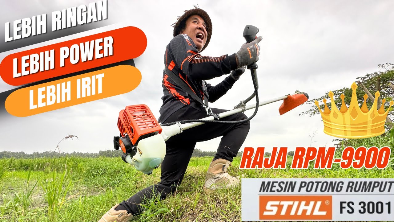 Full Review Mesin Rumput Terbaru STIHL FS 3001,Lebih Ringan,Power Dan Irit