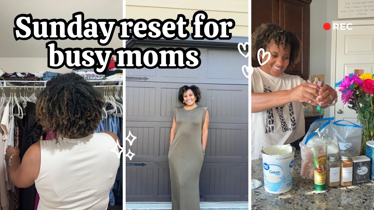 Weekly Reset Sunday Routine | Prep with Me as a Working Mom