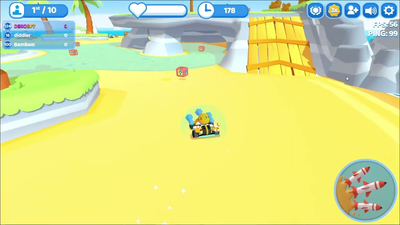 just a pretty good Smash Kart trickshoot that I accidentally recorded 😅🔥