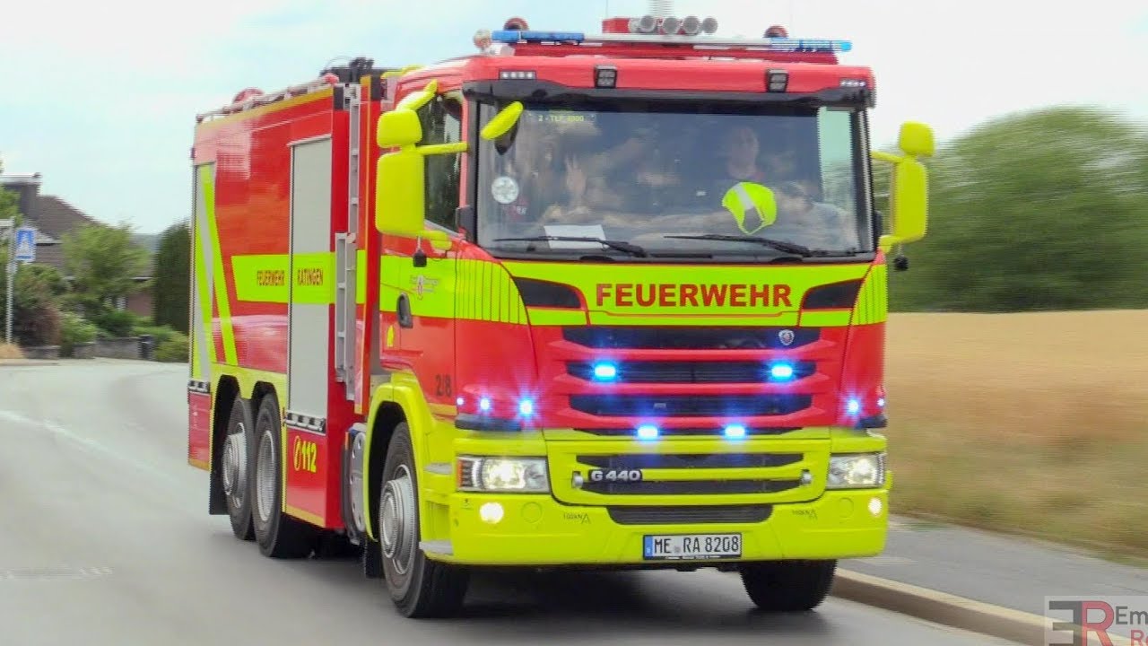 [40.000M&sup2; FELDBRAND | VOLLALARM FEUERWEHR METTMANN] - Flammen & Rauch | &Uuml;ber&ouml;rtliche Hilfe Ratingen