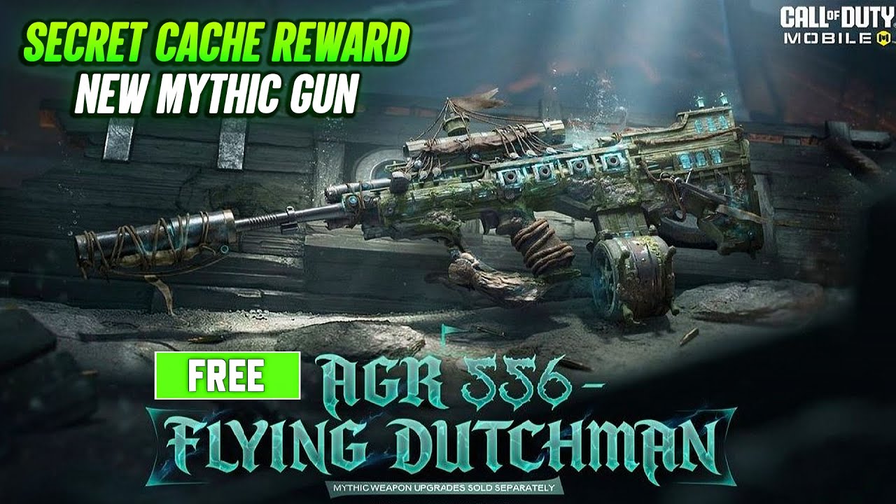 Free Mythic AGR 556 Flying Dutchman! COD Mobile Season 1 2026 Secret Cache Gameplay - CODM