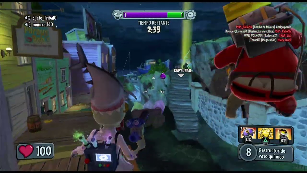 Plants vs Zombies GW Jardines y Cementerios, Quimio, Revivir,  04 Derrotados