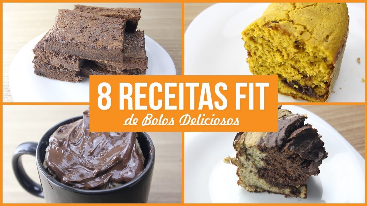 8 Receitas Fit Fáceis de Bolos Deliciosos | Sem Açúcar e Baratas
