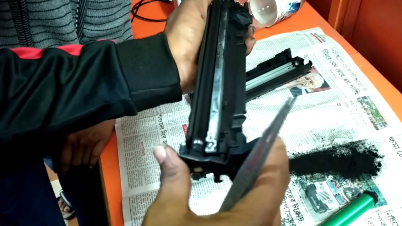 HP Laserjet P1007 Toner Cartridge Refill process
