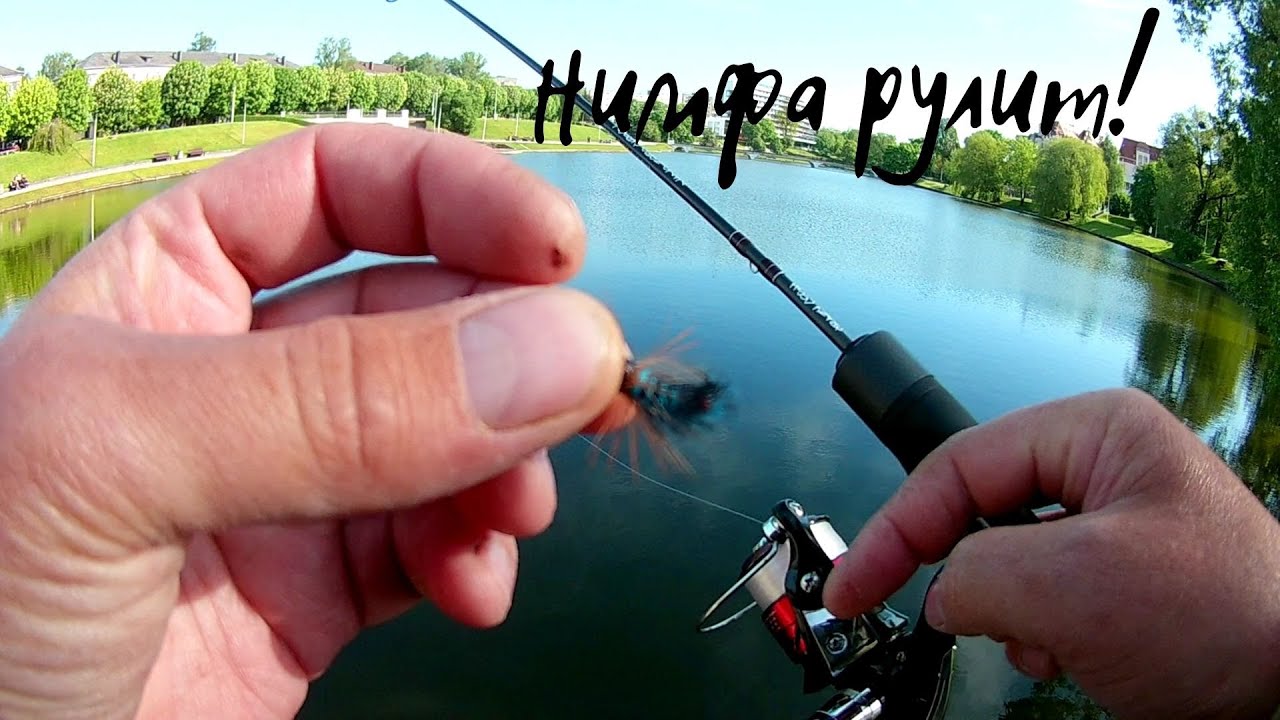 Мормышинг  на нимфу в улове окунь и карась.