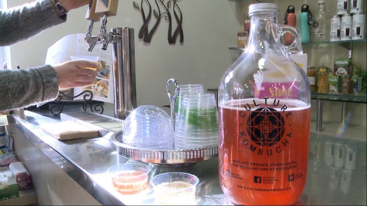 How much alcohol is in the fermented drink kombucha?
