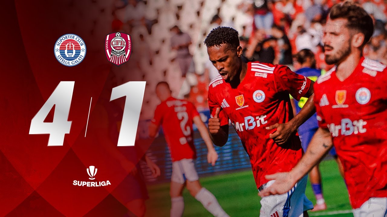 OTELUL GALATI - CFR CLUJ 4-1 | REZUMAT |