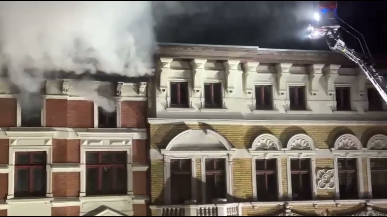 Wohnhausbrand in Magdeburg