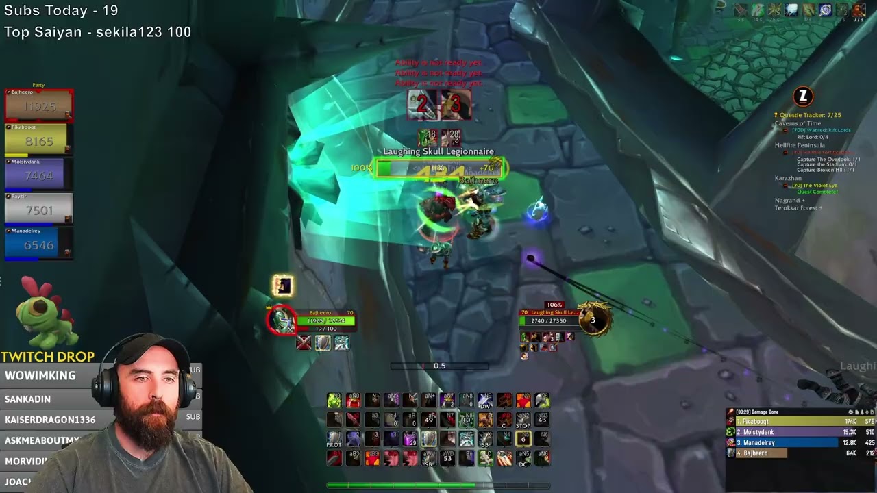 Heroic Blood Furnace: Lvl 70 Prot Warrior Tank (ft. Pikaboo) - WoW Classic: TBC Anniversary