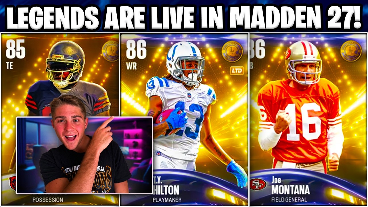 EVENT GLITCH! LEGENDS ARE LIVE! WEEKLY SPOTLIGHT TOKENS, LTD SETS + MORE IN MADDEN 27!