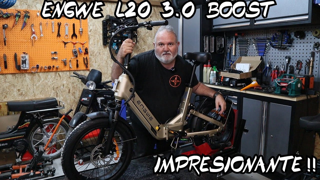 ENGWE L20 3.0 BOOST  ¡ NOVEDAD ! BICICLETA ELECTRICA  LEGAL CON UN BOTON MAGICO  / GINESSOT