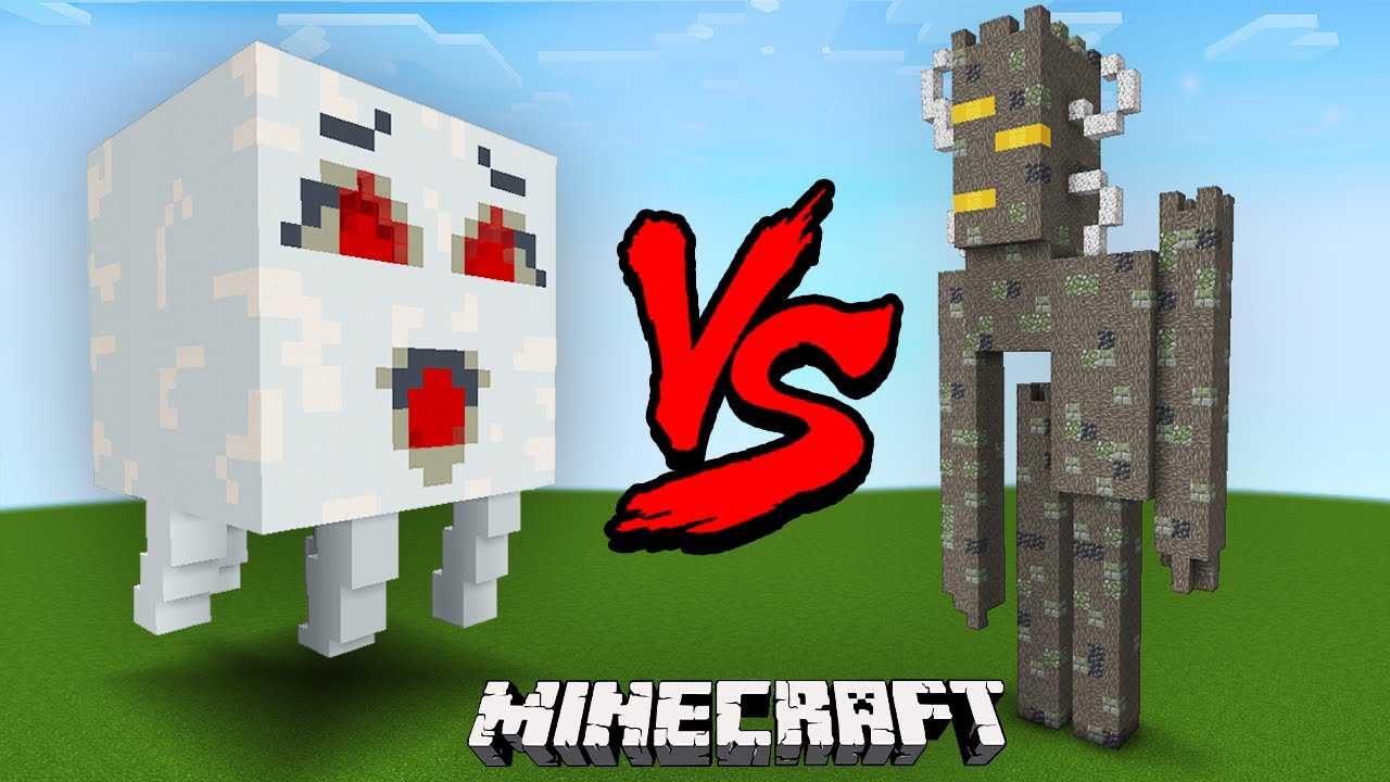 Casa GHAST vs. Casa CREAKING ! - MINECRAFT