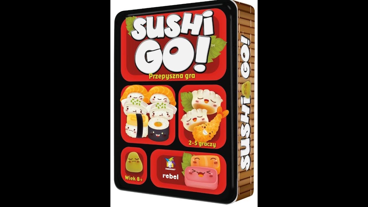 Sushi Go! | Rozgrywka | 2-5 graczy | gra planszowa | Rebel | od 8 lat | 15 minut