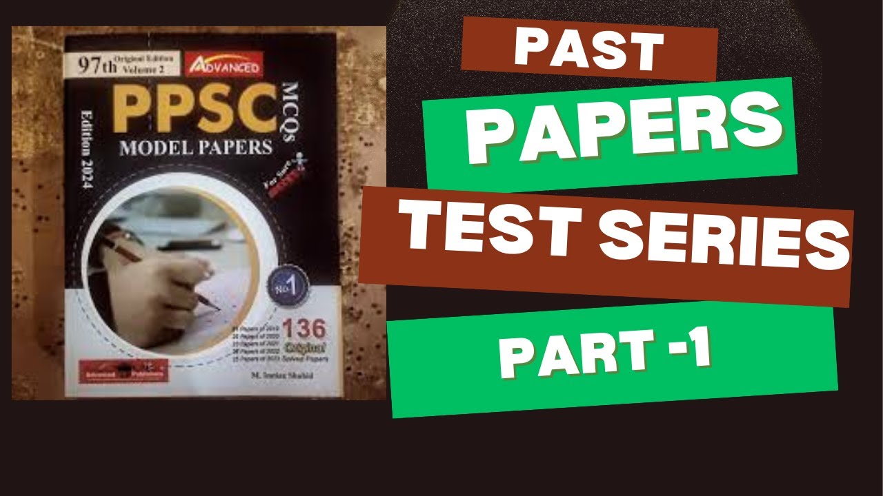 Ppsc test today video part 1