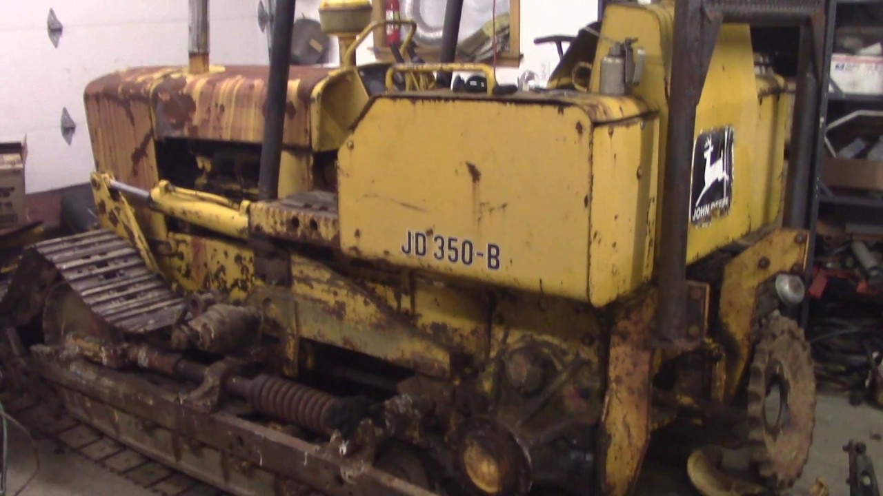 Снятие главной передачи John Deere 350B