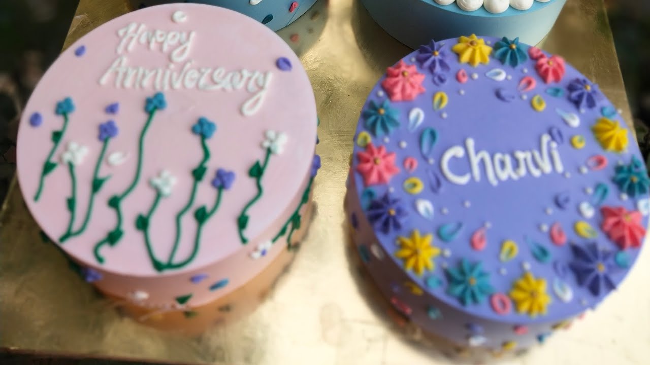 how to make cake new design 🎂😍❤🥰