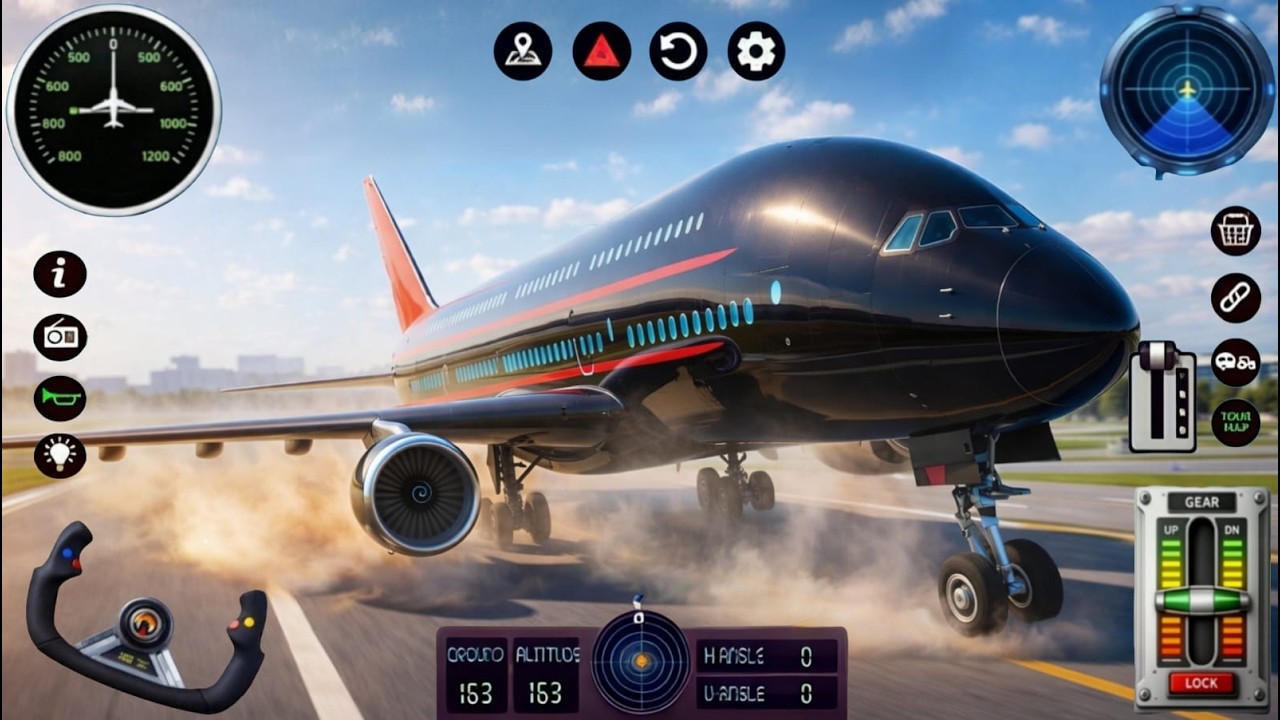 Flight Airplane City Pilot Simulator - Boeing Emergency Landing Goes Wrong 🚨✈️ (Android Gameplay)