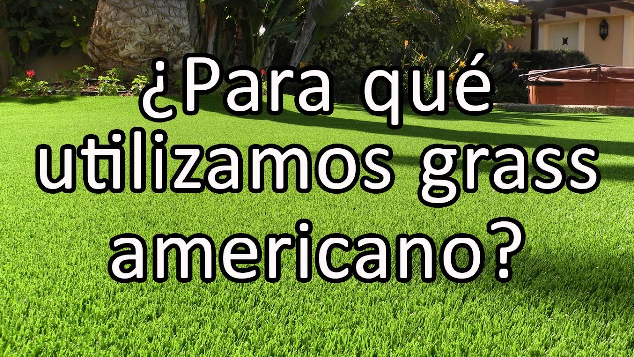 PARA QUE USAMOS EL GRASS AMERICANO
