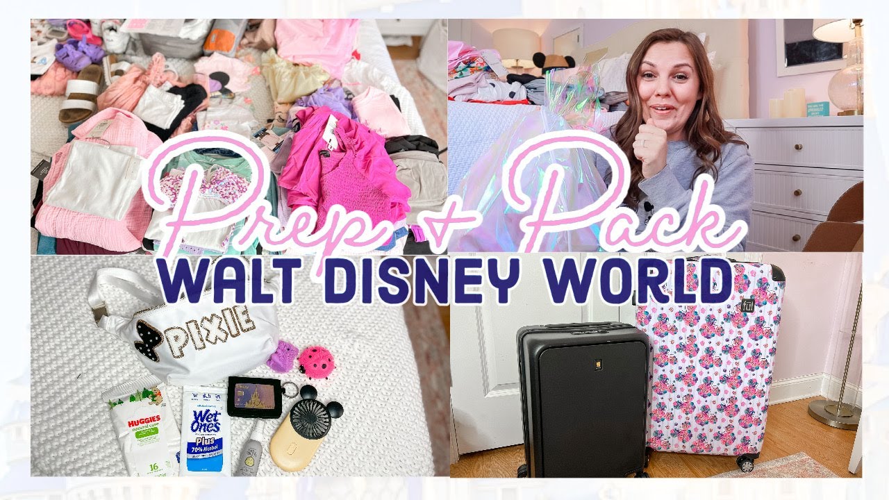 ПОДГОТОВЬТЕСЬ И УПАКУЙТЕСЬ вместе со мной в Диснейуорлд | Видеоблог Disney Packing