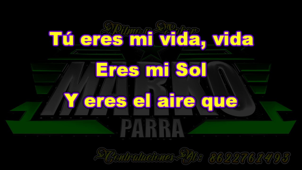 TEMERARIOS-SE QUE TE AMO KARAOKE