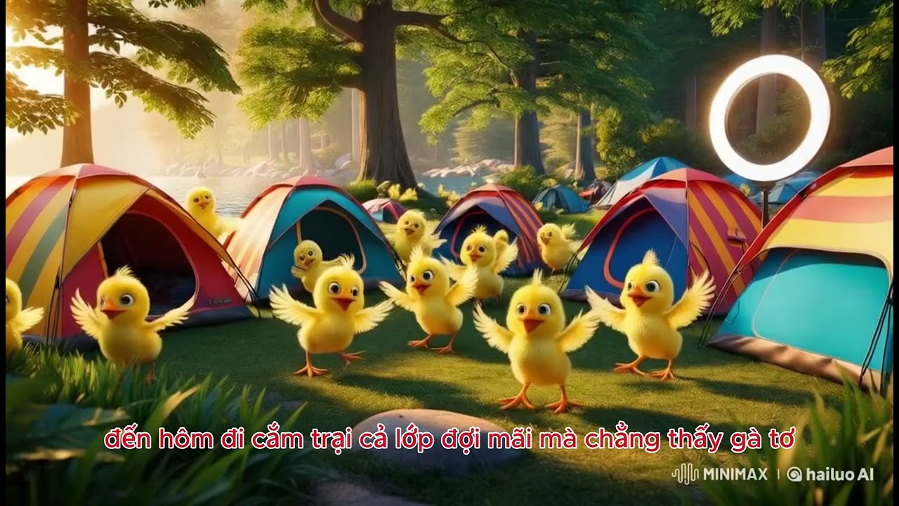 Cô Ánh Tuyết AI- Truyện: Gà tơ đi học