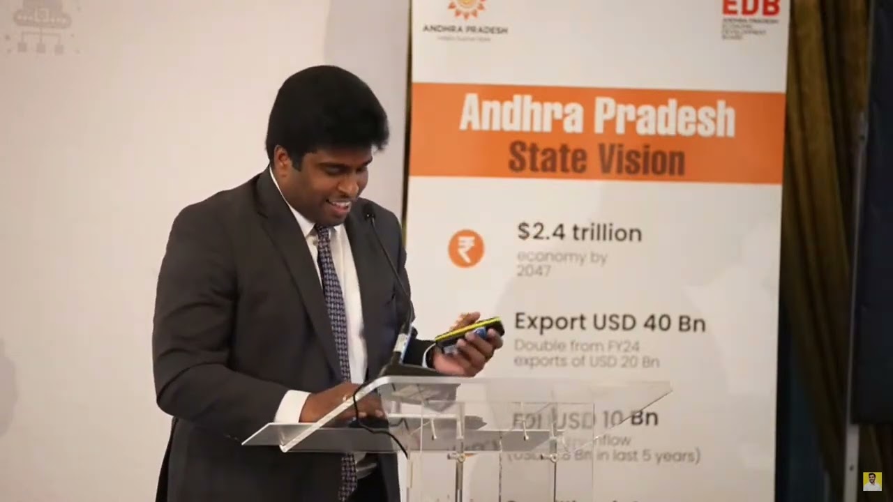 Andhra Pradesh - UK Business Forum Roadshow held in London. The event is organized by CII