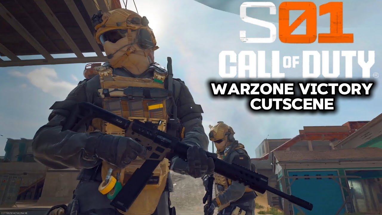 COD BO6 WARZONE Intro & Victory Cutscene Solo VS Quads | Black Ops 6 Warzone Victory cutscene