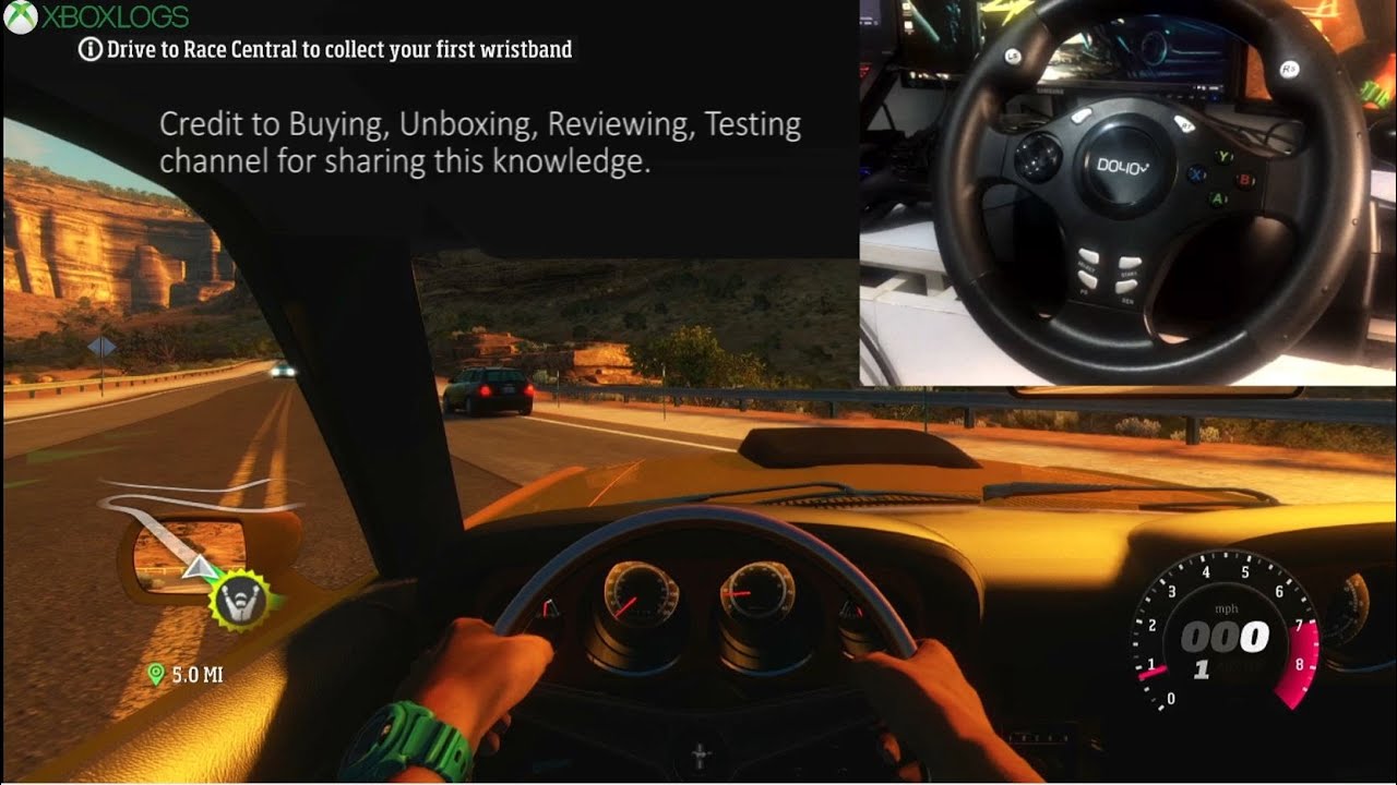 Setting Sensitivity on Doyo Steering Wheel for PS4/Xbox One/PS3/Xbox 360/PC/Android/Xbox Series X/S