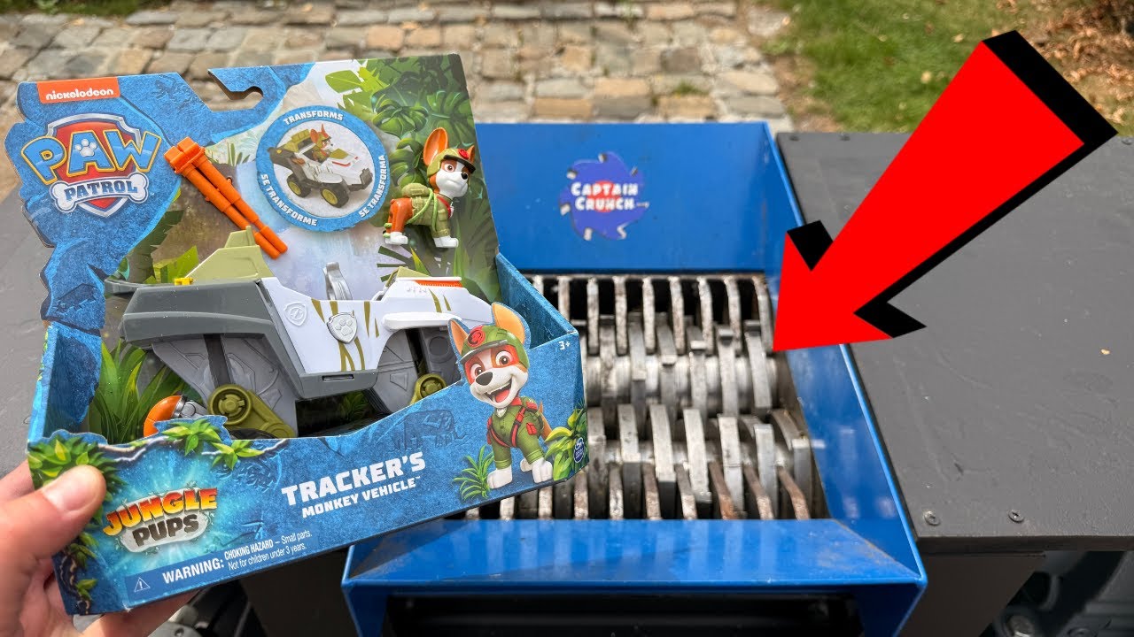 SHREDDER VS 30+ PAW  PATROL TOYS