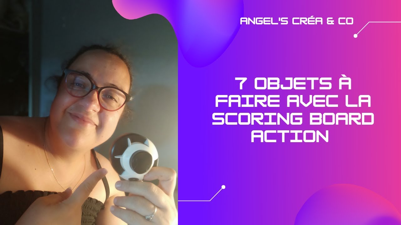 Tuto outils scrapbooking : 7 idées pour utiliser la SCORING BOARD ACTION ! # scrapbooking #action