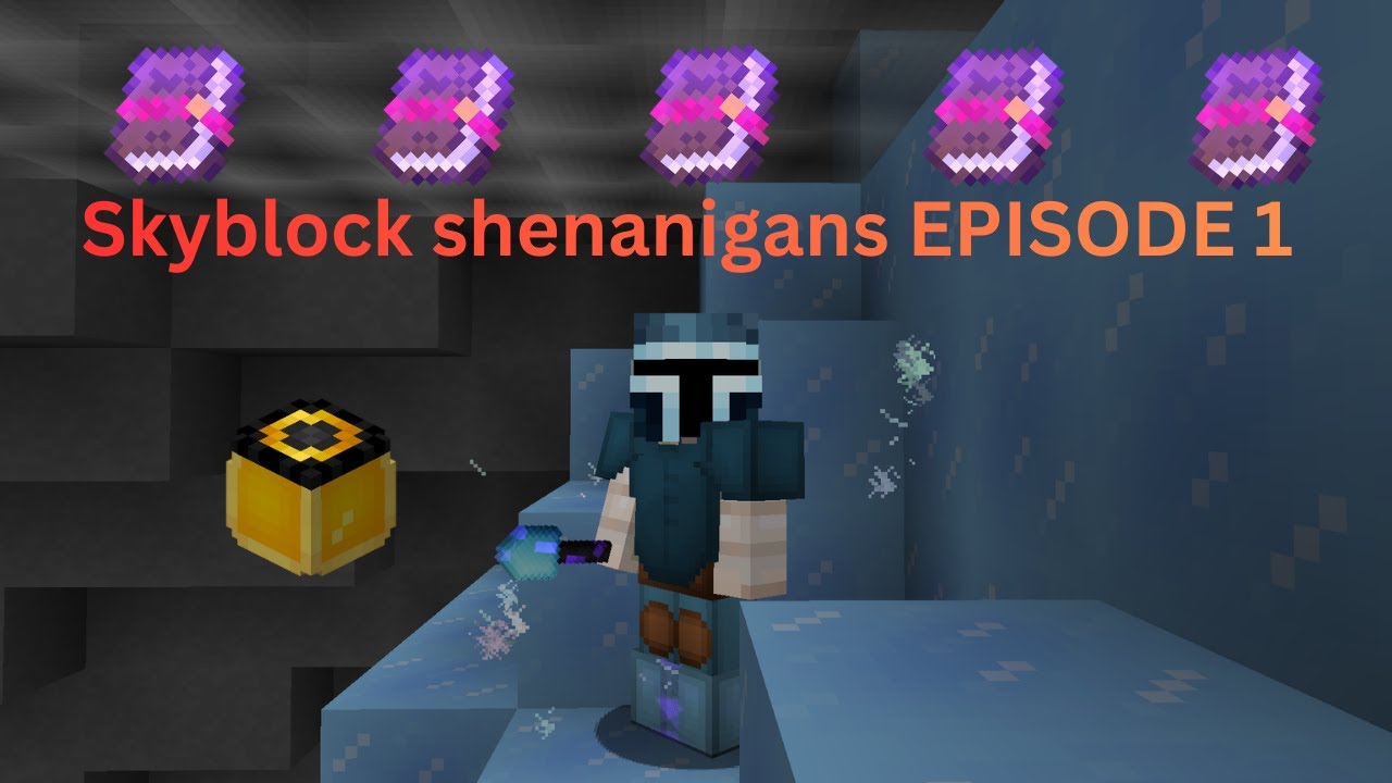 RARE DROP!(Skyblock Shenanigans EPISODE 1)