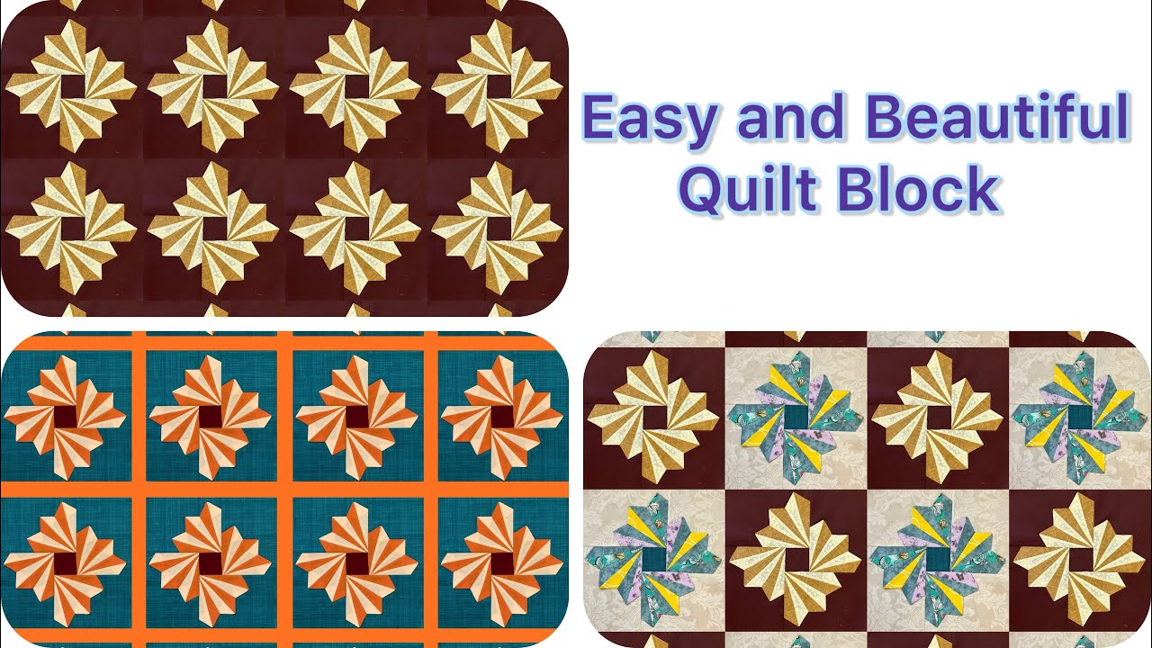 What Happens When You Combine FLOWER Quilting Blocks? For Beginners