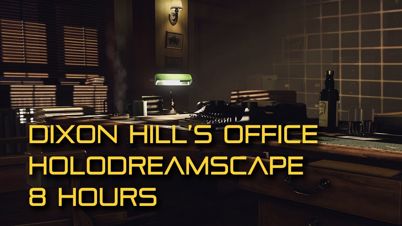 Dixon Hill’s Detective Office Ambience *8 Hours*