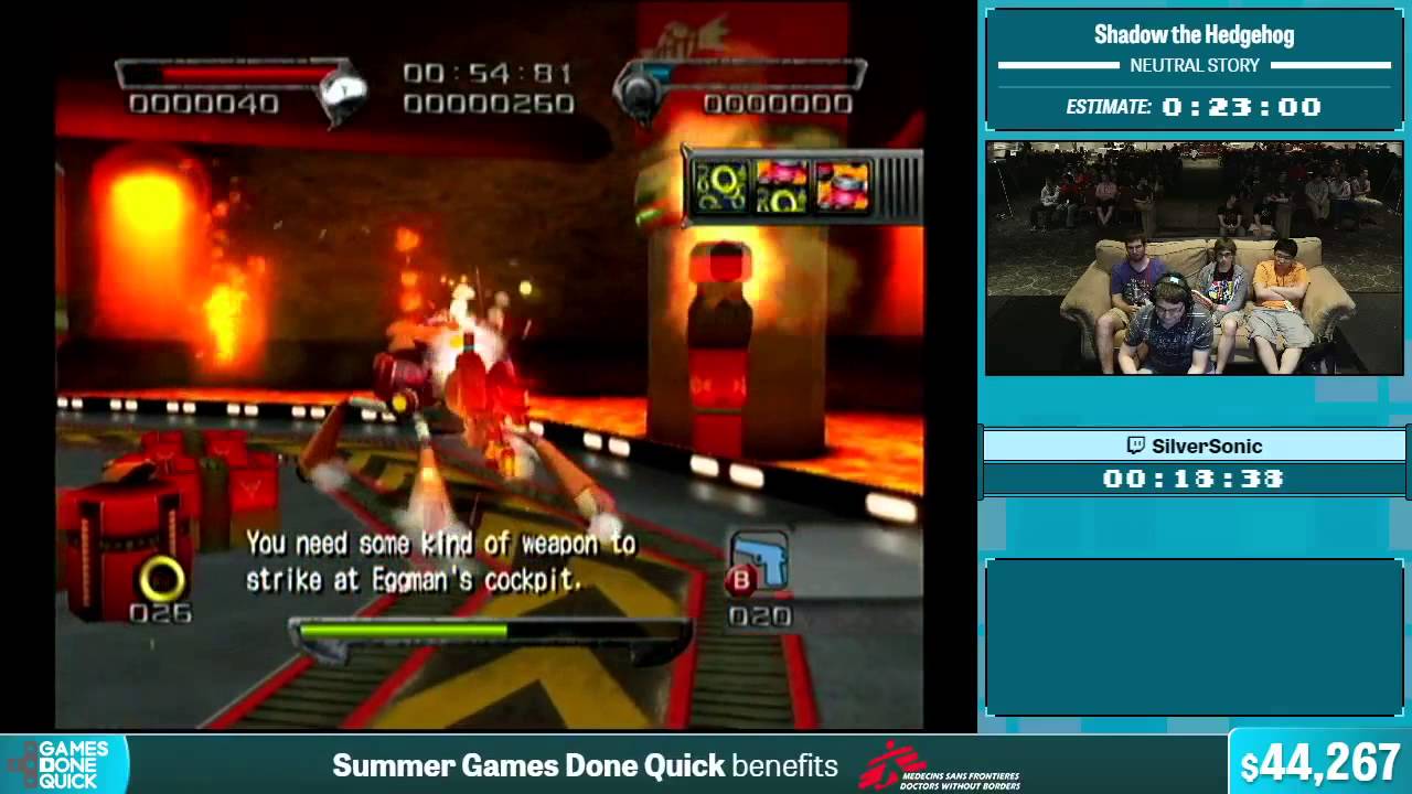 Shadow the Hedgehog by SilverSonic in 19:48 - Summer Games Done Quick 2015 - Part 3